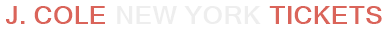 J. Cole New York Tickets